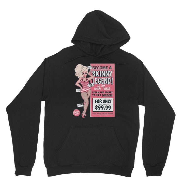DragQueenMerch - Trixie Skinny Legend Cozy Hoodie - HYPER iCONiC