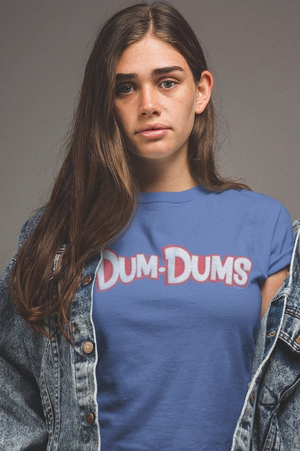 Dum Dums Logo Womens T-Shirt - HYPER iCONiC