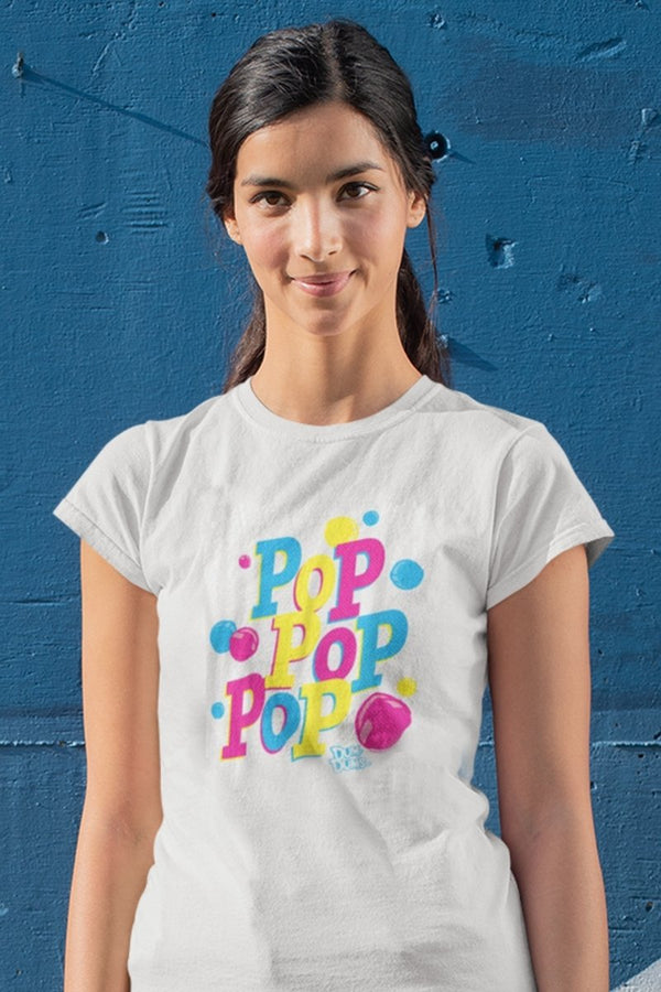Dum Dums Pop Pop Pop Womens T-Shirt - HYPER iCONiC