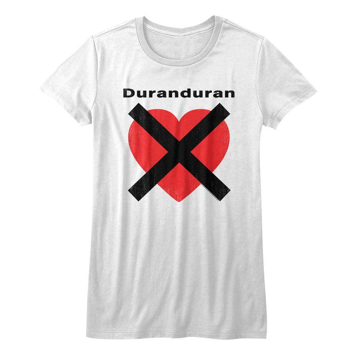 Duran Duran Heartx Womens T-Shirt - HYPER iCONiC