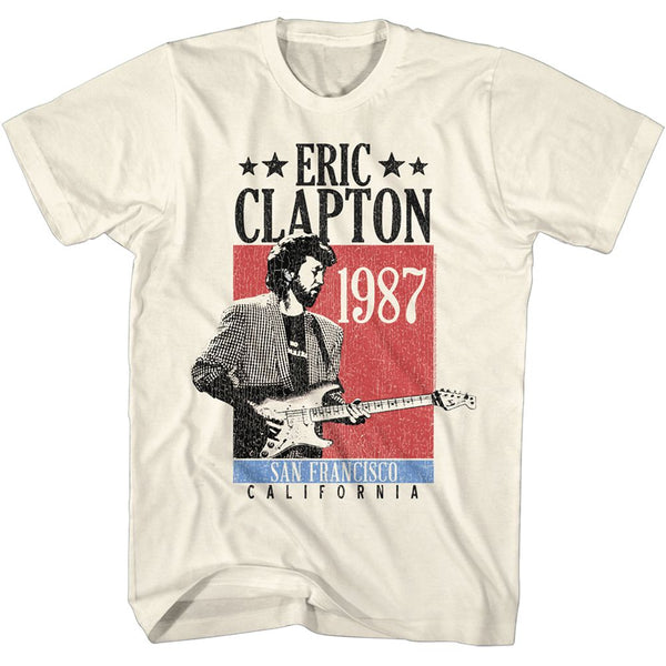 Eric Clapton - San Francisco 1987 Boyfriend Tee - HYPER iCONiC.