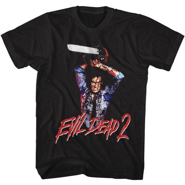 Evil Dead - Raised Chainsaw T-Shirt - HYPER iCONiC.