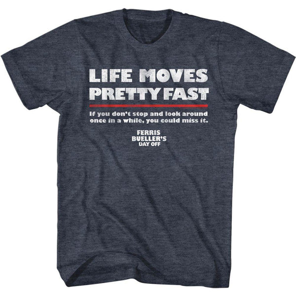 Ferris Beuller'S Day Off Life Moves Fast T-Shirt - HYPER iCONiC