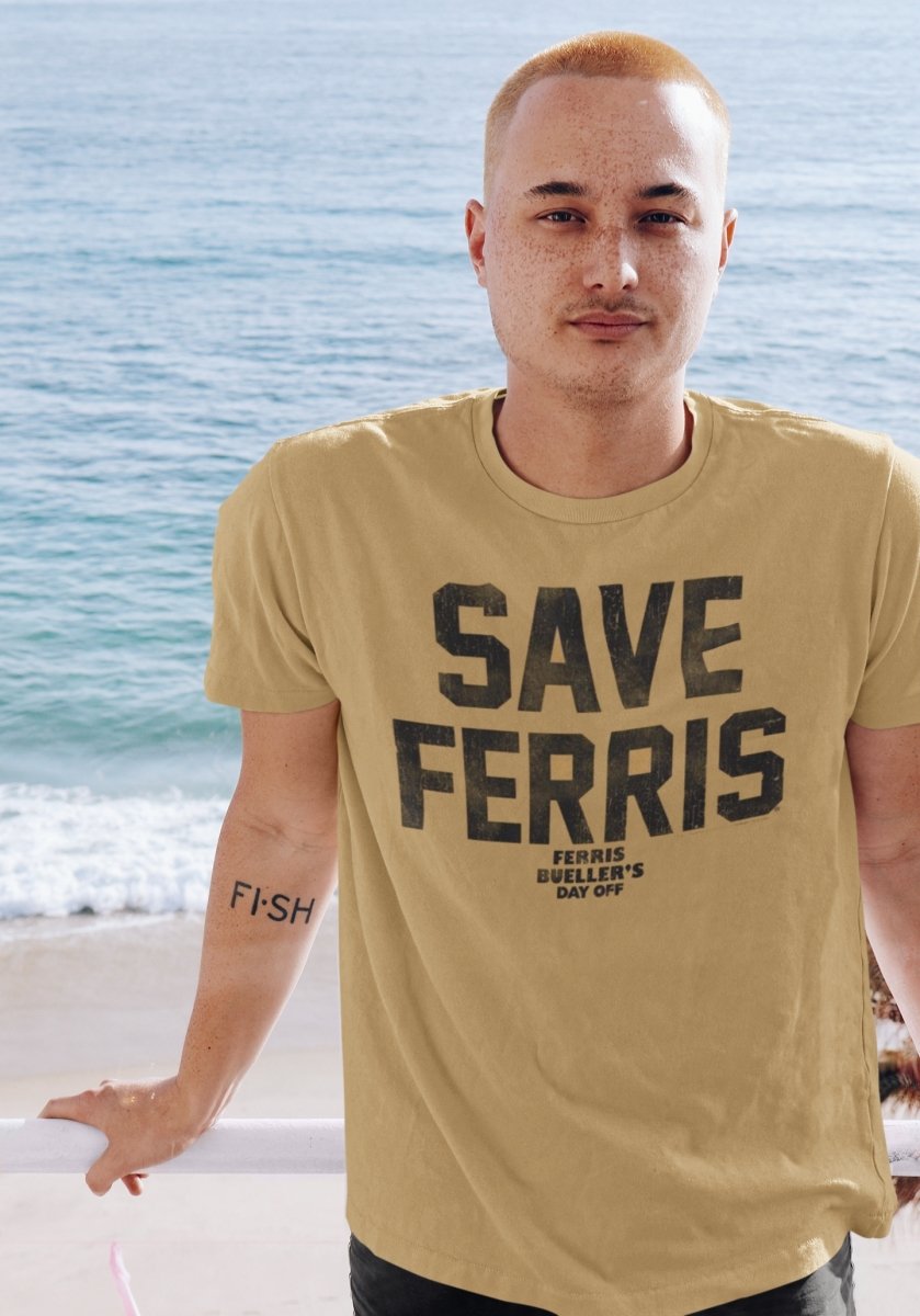 Ferris Bueller's Day Off Save Ferris Again T-Shirt - HYPER iCONiC