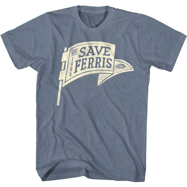 Ferris Bueller's Day Off Save Ferris Penant Boyfriend Tee - HYPER iCONiC