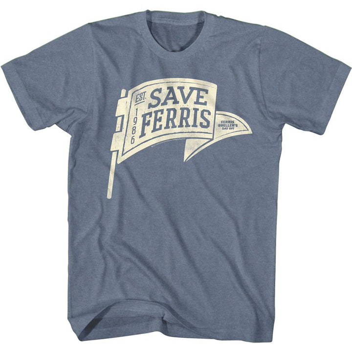 Ferris Bueller's Day Off Save Ferris Penant T-Shirt - HYPER iCONiC
