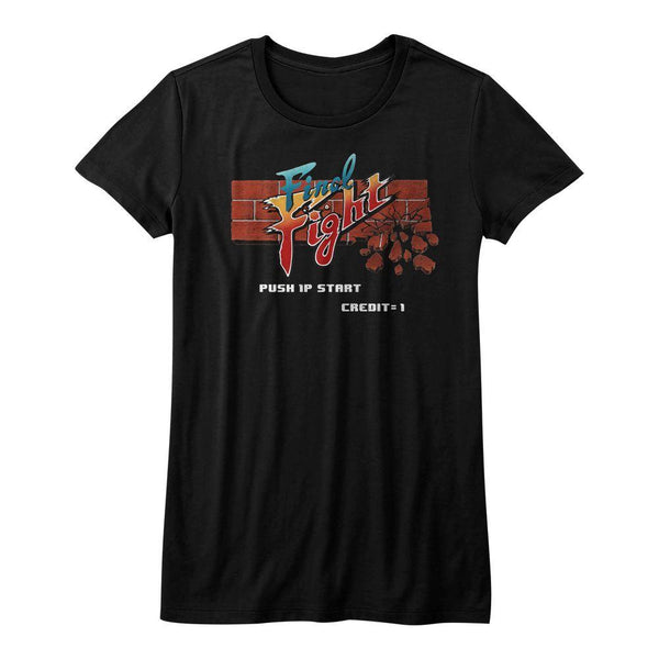 Final Fight Arcade Womens T-Shirt - HYPER iCONiC