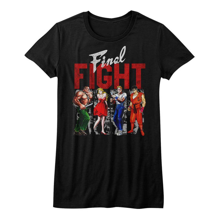 Final Fight Panels Womens T-Shirt - HYPER iCONiC