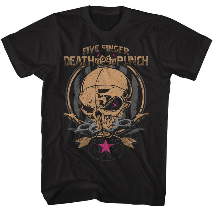 Five Finger Death Punch - Skull And Arrows Boyfriend Tee - HYPER iCONiC.