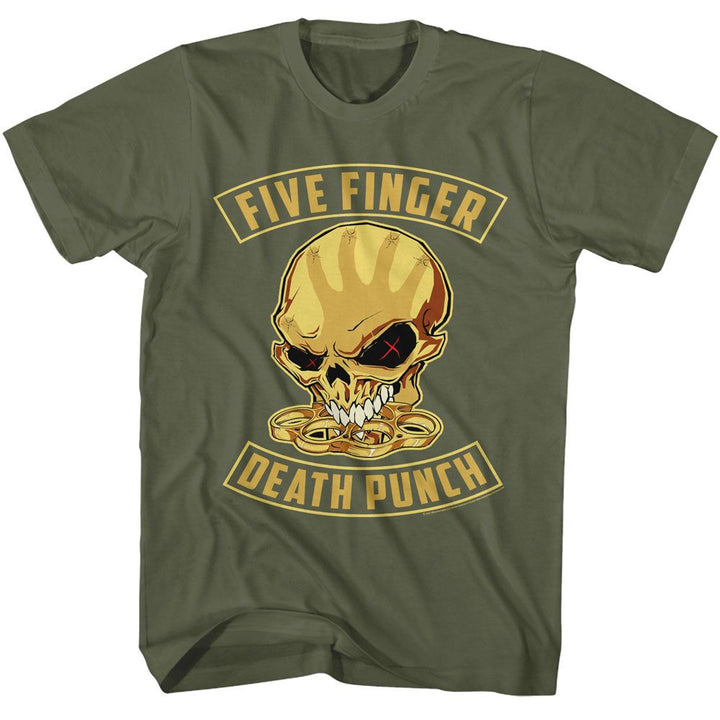 Five Finger Death Punch - Skull And Knuckles Boyfriend Tee - HYPER iCONiC.