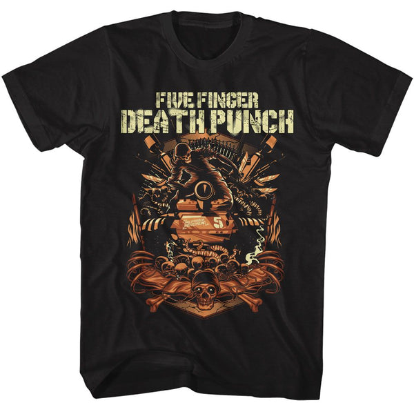 Five Finger Death Punch - Tank Top Boyfriend Tee - HYPER iCONiC.