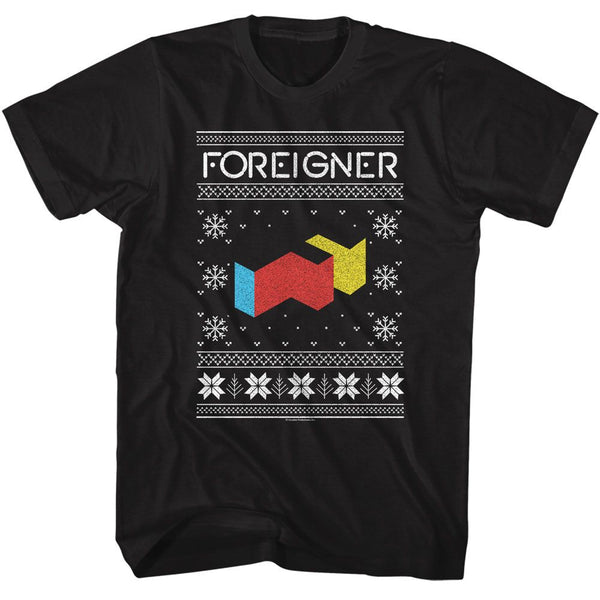 Foreigner - F Logo Xmas Sweater Boyfriend Tee - HYPER iCONiC.