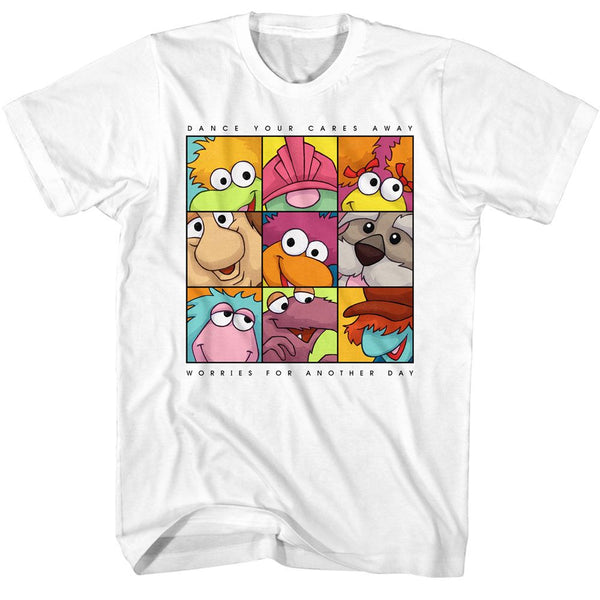 Fraggle Rock - 9 Character Dance T-Shirt - HYPER iCONiC.