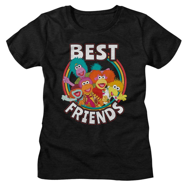 Fraggle Rock - Best Friends Womens T-Shirt - HYPER iCONiC.