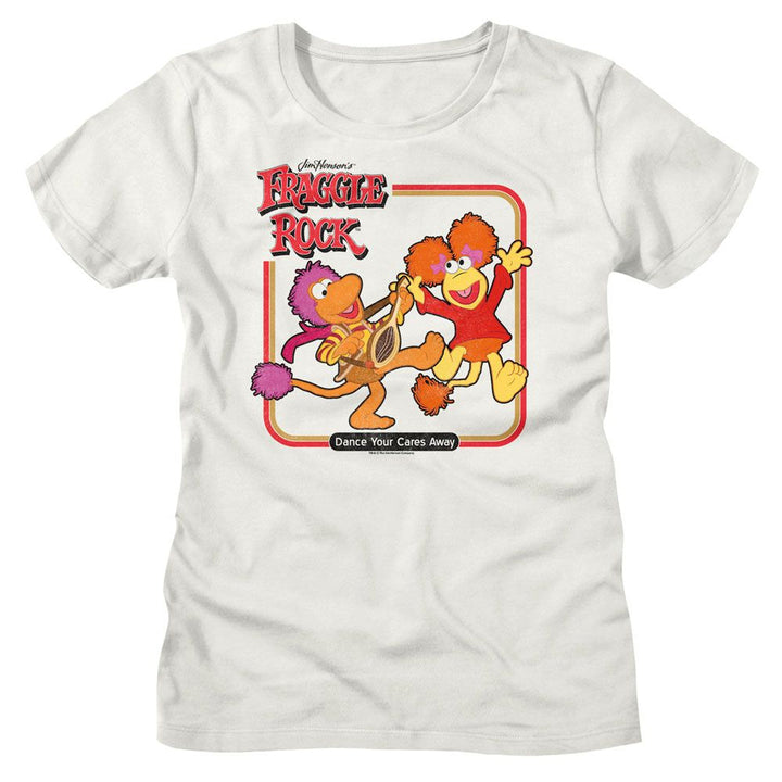Fraggle Rock - Dance Square Womens T-Shirt - HYPER iCONiC.