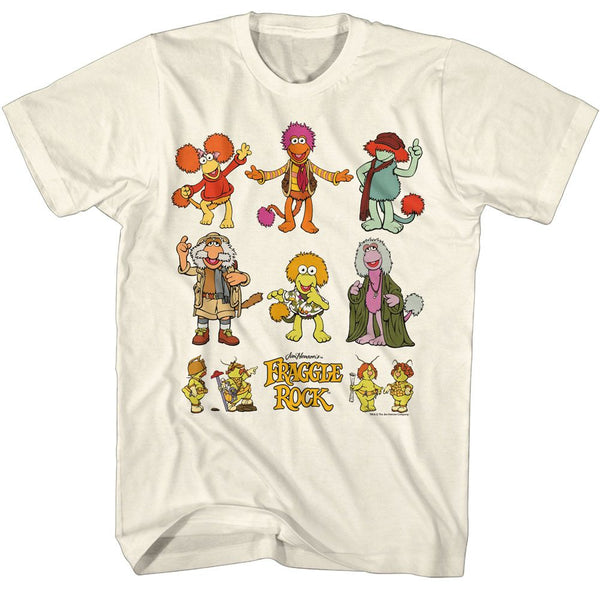 Fraggle Rock - Multiple Characters T-Shirt - HYPER iCONiC.