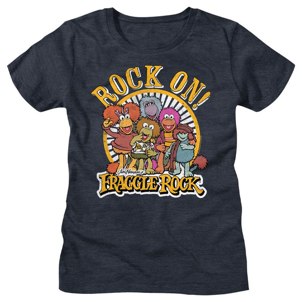 Fraggle Rock - Rock On Womens T-Shirt - HYPER iCONiC.