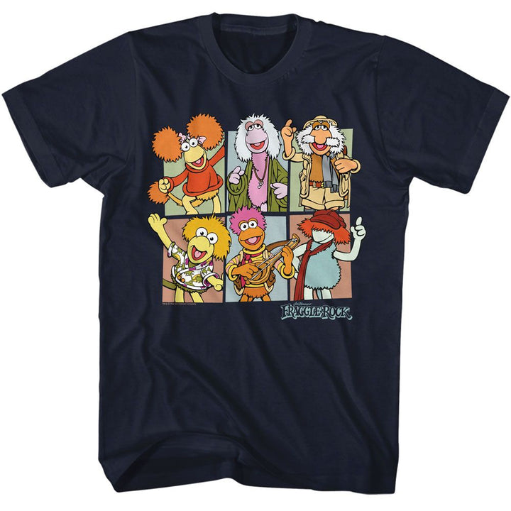 Fraggle Rock - Squares T-Shirt - HYPER iCONiC.