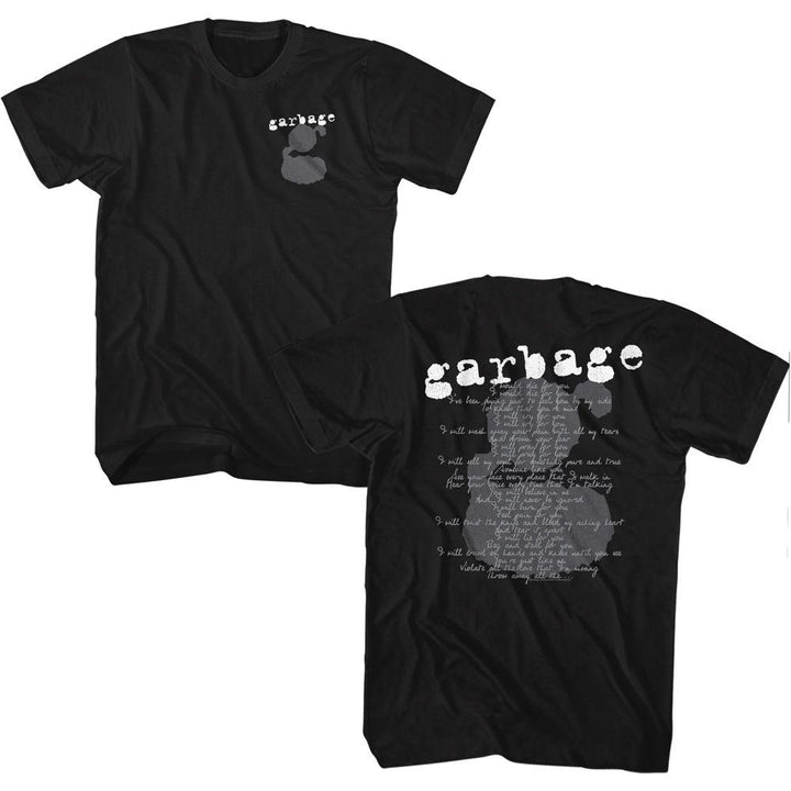 Garbage #1 Crush Lyrics T-Shirt - HYPER iCONiC