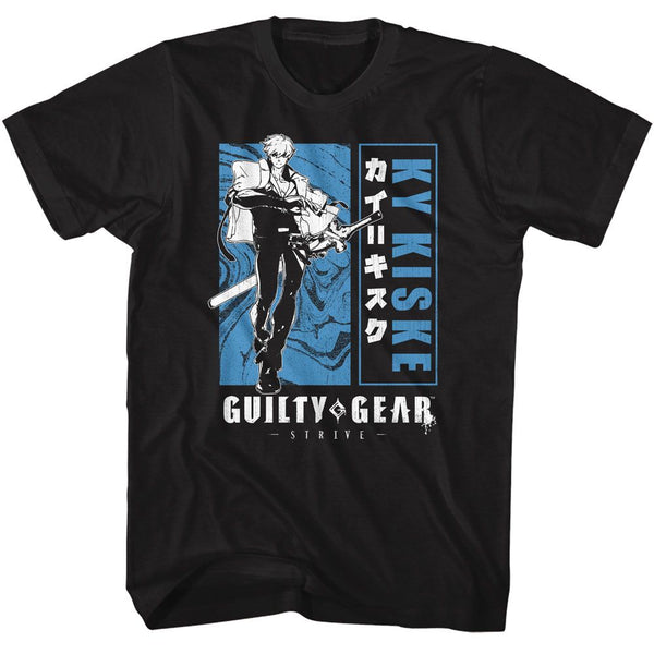 Guilty Gear - Blocked Out Ky T-Shirt - HYPER iCONiC.