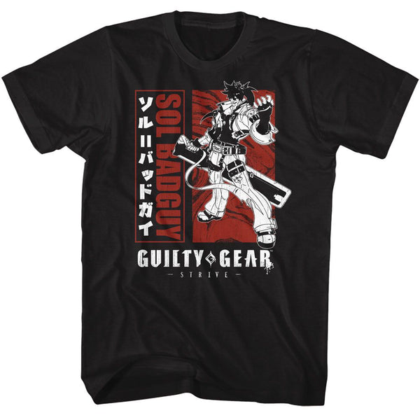 Guilty Gear - Blocked Out Sol Boyfriend Tee - HYPER iCONiC.