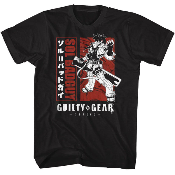 Guilty Gear - Blocked Out Sol T-Shirt - HYPER iCONiC.