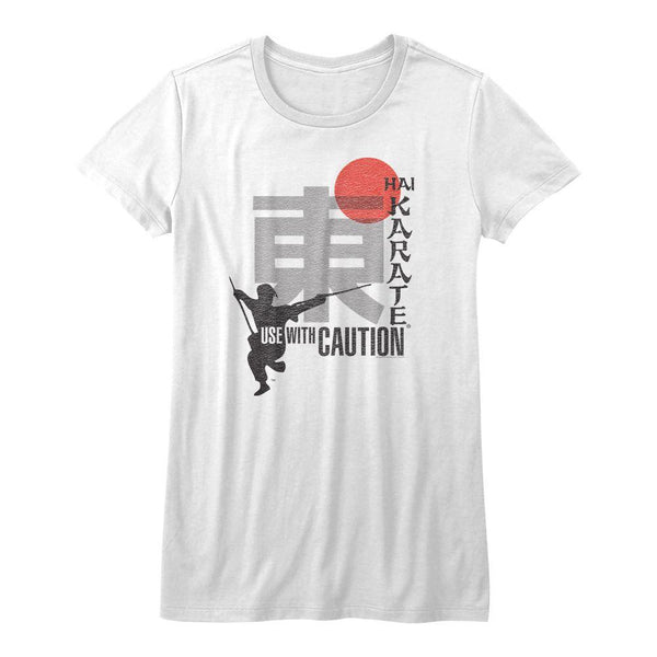 Hai Karate Use With Caution Womens T-Shirt - HYPER iCONiC
