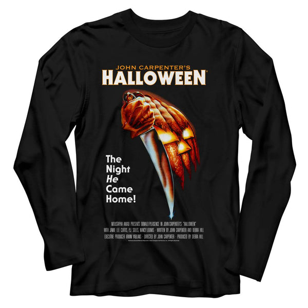 Halloween - Movie Poster Long Sleeve Boyfriend Tee - HYPER iCONiC.