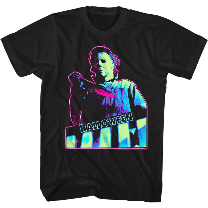 Halloween Neon Knife Big and Tall T-Shirt - HYPER iCONiC.