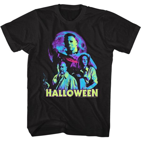 Halloween Neon Moon T-Shirt - HYPER iCONiC