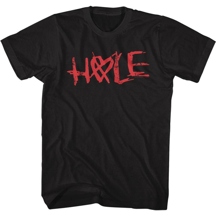Hole Crossed Heart Logo T-Shirt - HYPER iCONiC