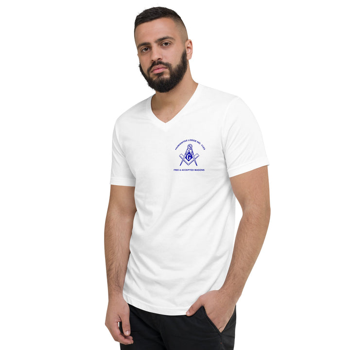 Humanitis Lodge Short Sleeve V-Neck T-Shirt - HYPER iCONiC.