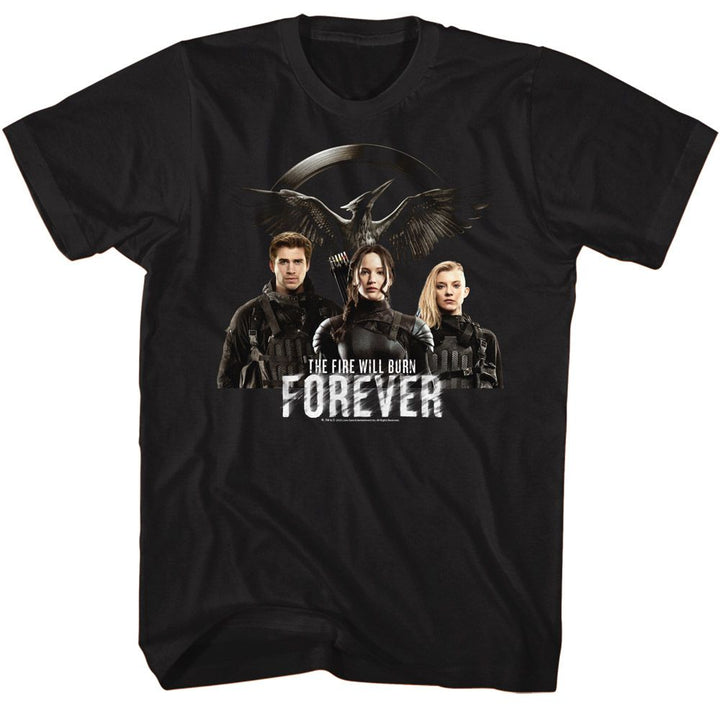 Hunger Games - Fire Will Burn Forever Boyfriend Tee - HYPER iCONiC.