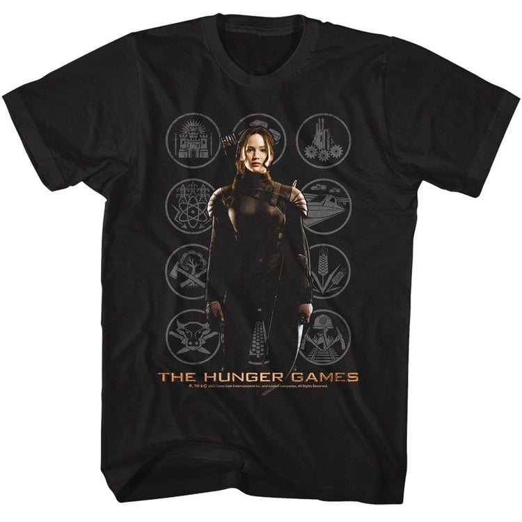 Hunger Games - Katniss With Districts Boyfriend Tee – HYPER iCONiC.