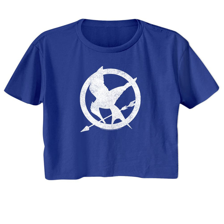 Hunger Games - Mockingjay Womens Crop Tee - HYPER iCONiC.