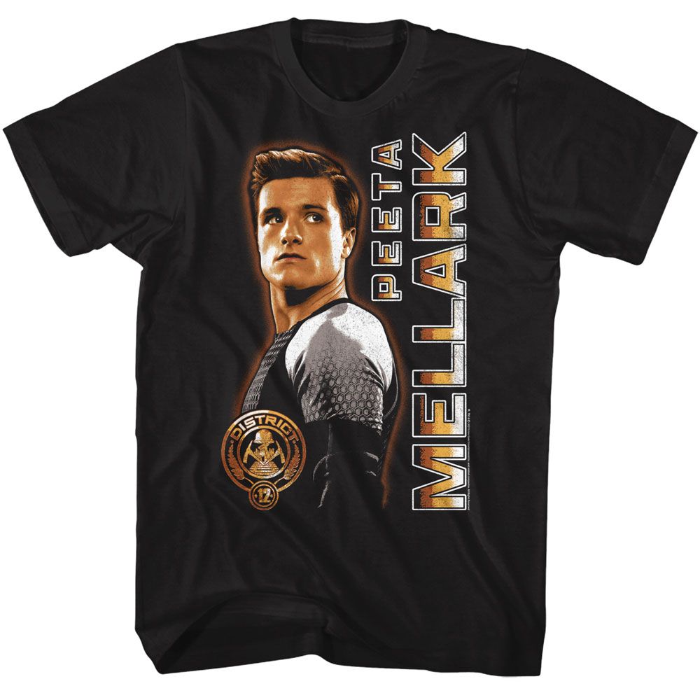 Hunger Games - Peeta Vertical Text T-Shirt – HYPER iCONiC.