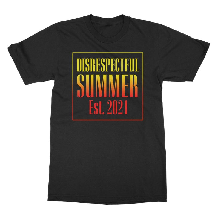 HYPER iCONiC™ Disrespectful Summer - Est 2021 (Black) Boyfriend T-Shirt - HYPER iCONiC