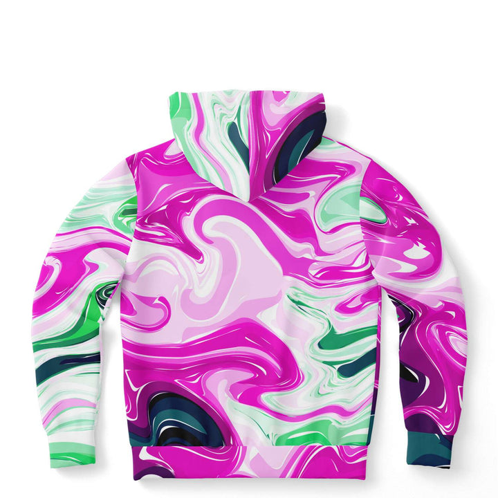 Hyper iCONic Pink / Green Marble Hoodie - HYPER iCONiC.