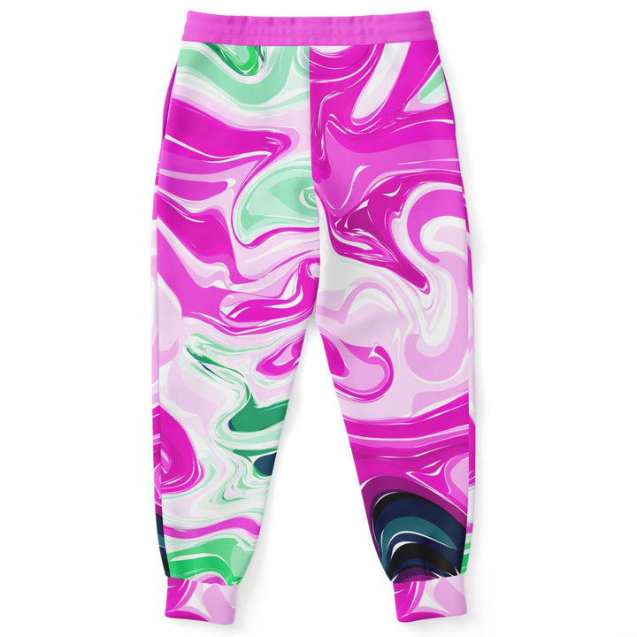 Hyper iCONic Pink / Green Marble Jogger - HYPER iCONiC.