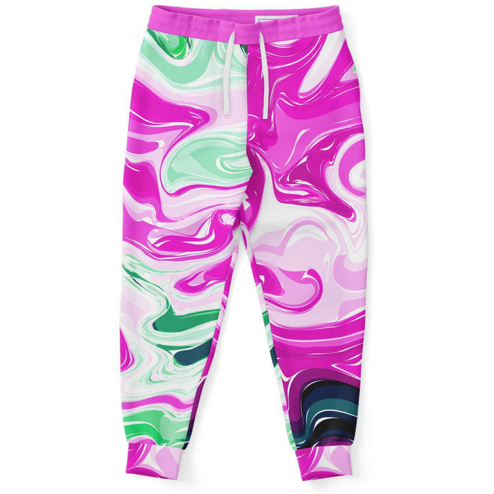 Hyper iCONic Pink / Green Marble Jogger - HYPER iCONiC.