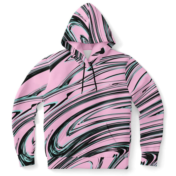 Hyper iCONic Pink Marble Hoodie - HYPER iCONiC.