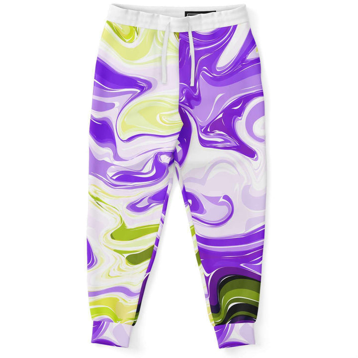 Hyper iCONic Purple / Yellow Marble Jogger - HYPER iCONiC.