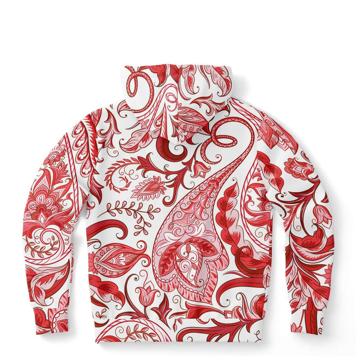 Hyper iCONic Red Paisley Hoodie - HYPER iCONiC.