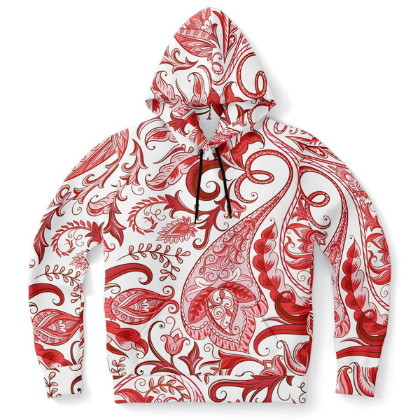 Hyper iCONic Red Paisley Hoodie - HYPER iCONiC.