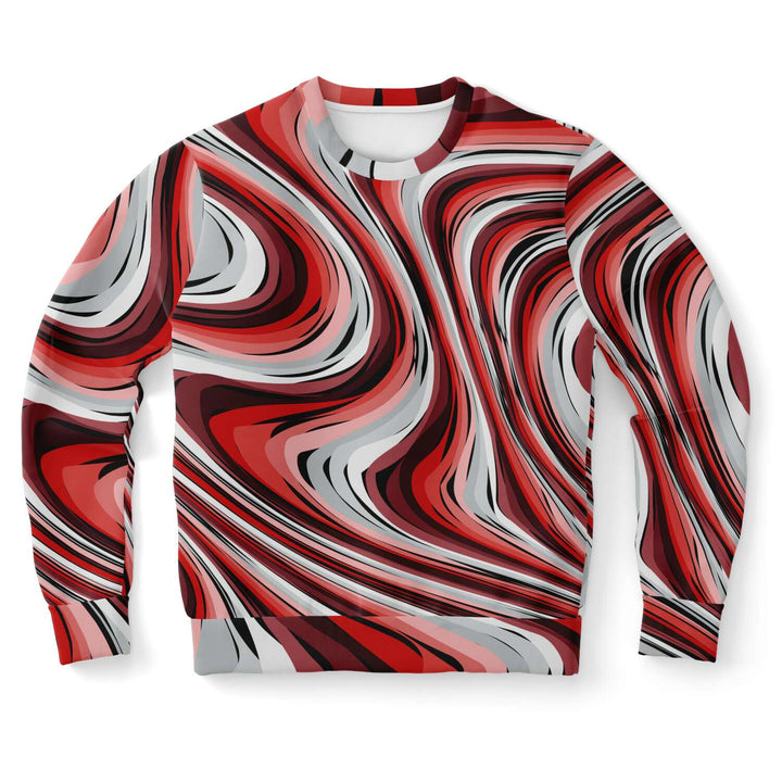 Hyper iCONic Red Swirls Sweatshirt - HYPER iCONiC.