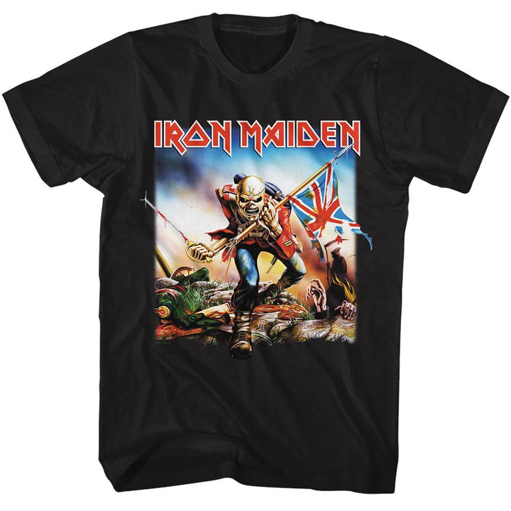 Iron Maiden - Trooper Square Boyfriend Tee - HYPER iCONiC.