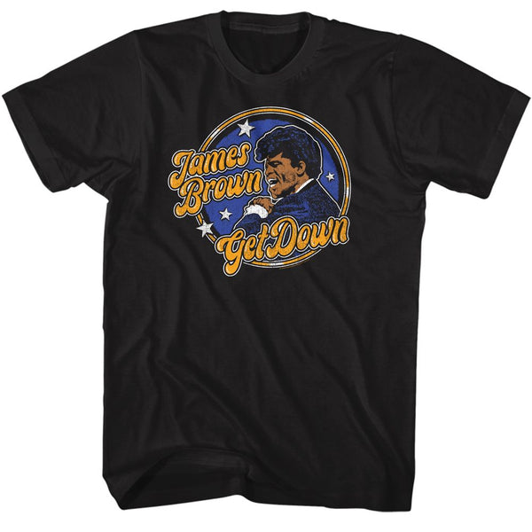 James Brown - Get Down Circle T-Shirt - HYPER iCONiC.