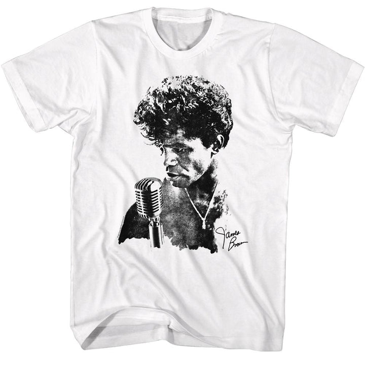 James Brown - JB Microphone T-Shirt - HYPER iCONiC.