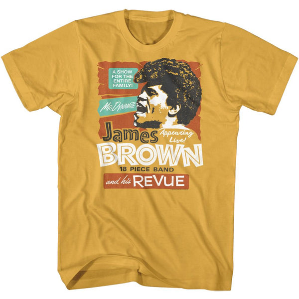 James Brown - Revue T-Shirt - HYPER iCONiC.