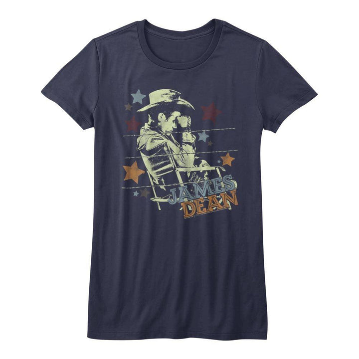 James Dean Cowboy Womens T-Shirt - HYPER iCONiC